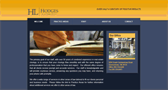 Desktop Screenshot of gohodgeslaw.com